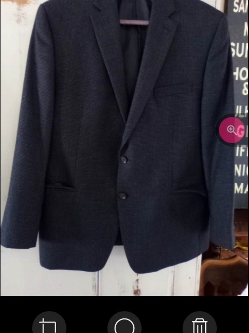 Ralph Lauren Men's Navy Two-Button Blazer
